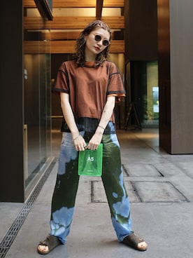 Ray BEAMSさん（レディース・159cm）の夏コーディネート