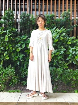 Ray BEAMSさん（レディース・161cm）の夏コーディネート