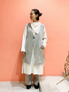 Ray BEAMSさん（レディース・156cm）の秋コーディネート