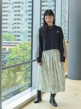 Ray BEAMSさん（レディース・166cm）の夏コーディネート