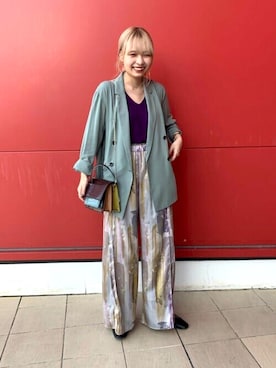 Ray BEAMSさん（レディース・158cm）の秋コーディネート