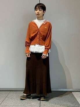 Ray BEAMSさん（レディース・158cm）の秋コーディネート