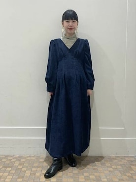 「RBS」｜「アイテム（アクセサリー）」を使った、Ray BEAMSさん（レディース・161cm）の秋コーディネート