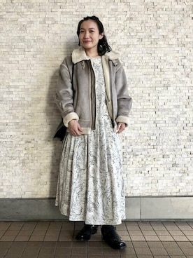 Ray BEAMSさん（レディース・157cm）の秋コーディネート
