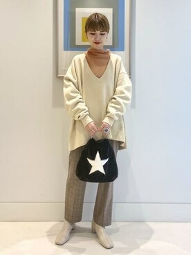 Ray BEAMSさん（レディース・162cm）の秋コーディネート