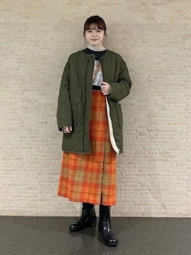 Ray BEAMSさん（レディース・159cm）の秋コーディネート