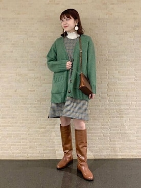 Ray BEAMSさん（レディース・159cm）の秋コーディネート