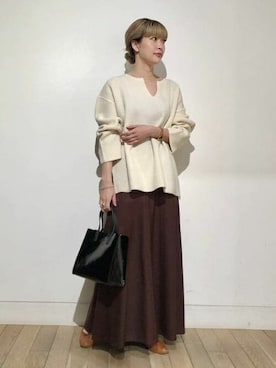 Ray BEAMSさん（レディース・158cm）の秋コーディネート