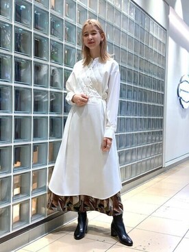 Ray BEAMSさん（レディース・164cm）の秋コーディネート