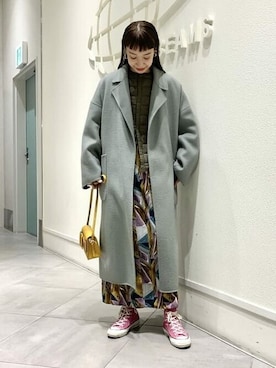 「インナーダウン」｜「アイテム（その他アウター）」を使った、Ray BEAMSさん（レディース・156cm）の秋コーディネート
