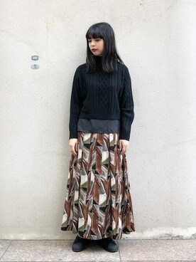 Ray BEAMSさん（レディース・158cm）の秋コーディネート