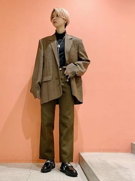 Ray BEAMSさん（レディース・161cm）の冬コーディネート