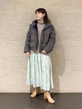 Ray BEAMSさん（レディース・158cm）の冬コーディネート