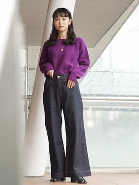 Ray BEAMSさん（レディース・158cm）の冬コーディネート