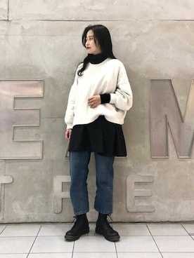 Ray BEAMSさん（レディース・165cm）の冬コーディネート