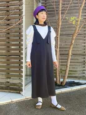 Ray BEAMSさん(レディース・160cm)の冬コーディネート