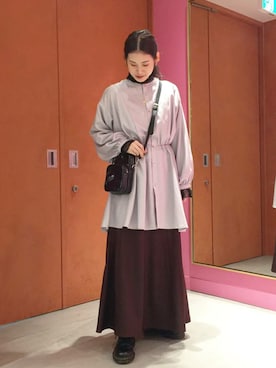 Ray BEAMSさん（レディース・161cm）の冬コーディネート