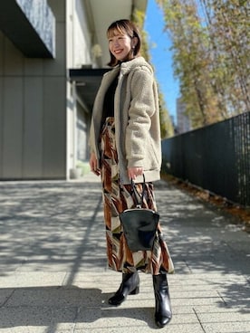 Ray BEAMSさん（レディース・160cm）の冬コーディネート