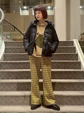 Ray BEAMSさん（レディース・163cm）の冬コーディネート