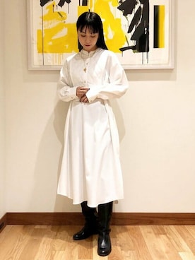 Ray BEAMSさん（レディース・158cm）の冬コーディネート