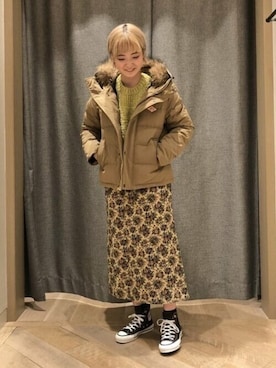 Ray BEAMSさん(レディース・158cm)の冬コーディネート