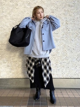 Ray BEAMSさん(レディース・158cm)の冬コーディネート