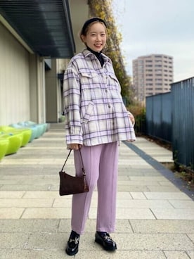 Ray BEAMSさん（レディース・160cm）の冬コーディネート