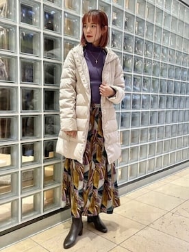 Ray BEAMSさん（レディース・164cm）の冬コーディネート