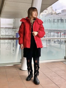 Ray BEAMSさん（レディース・158cm）の冬コーディネート