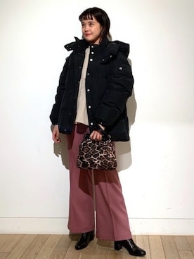 Ray BEAMSさん（レディース・162cm）の冬コーディネート