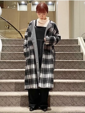 Ray BEAMSさん（レディース・159cm）の冬コーディネート