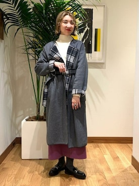 Ray BEAMSさん（レディース・160cm）の冬コーディネート