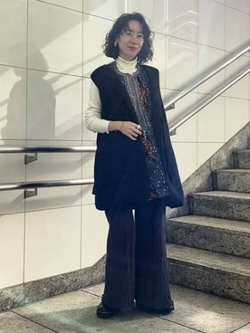 Ray BEAMSさん（レディース・160cm）の冬コーディネート