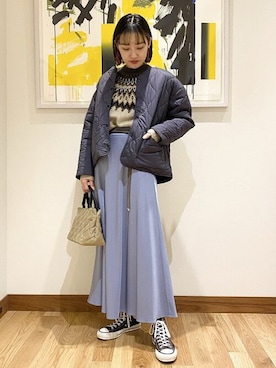 Ray BEAMSさん（レディース・168cm）の冬コーディネート