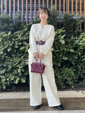 Ray BEAMSさん（レディース・163cm）の冬コーディネート