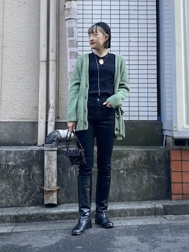 Ray BEAMSさん（レディース・168cm）の冬コーディネート