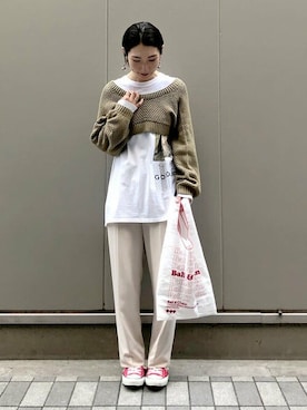 Ray BEAMSさん（レディース・167cm）の冬コーディネート