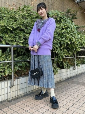 Ray BEAMSさん（レディース・162cm）の冬コーディネート