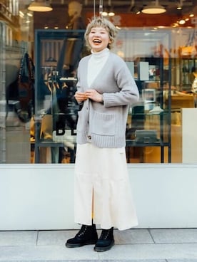 Ray BEAMSさん（レディース・167cm）の冬コーディネート