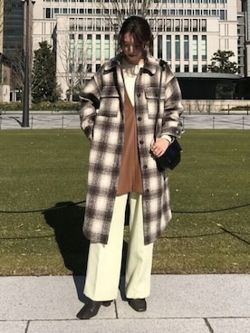 Ray BEAMSさん（レディース・158cm）の冬コーディネート