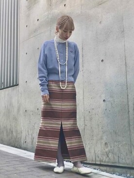 Ray BEAMSさん（レディース・160cm）の冬コーディネート