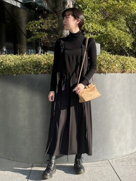 Ray BEAMSさん（レディース・161cm）の冬コーディネート