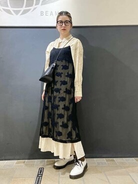 Ray BEAMSさん（レディース・155cm）の冬コーディネート