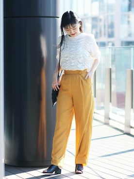 Ray BEAMSさん（レディース・166cm）の冬コーディネート