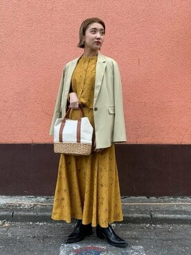 Ray BEAMSさん（レディース・160cm）の冬コーディネート