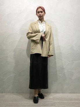 「RBS」｜「アイテム（ジャケット/アウター）」を使った、Ray BEAMSさん（レディース・168cm）の冬コーディネート