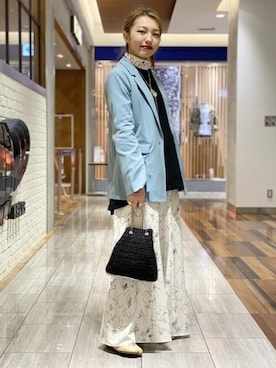 Ray BEAMSさん（レディース・161cm）の冬コーディネート