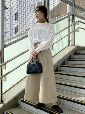 Ray BEAMSさん（レディース・162cm）の冬コーディネート