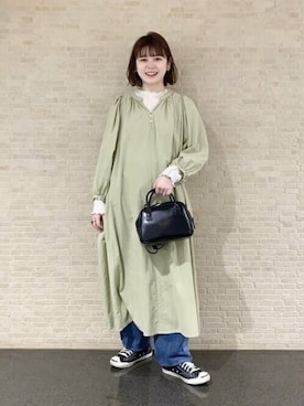 Ray BEAMSさん（レディース・158cm）の冬コーディネート