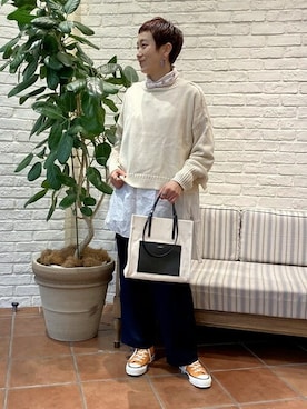 「ヤーキ」｜Ray BEAMSさん（レディース・159cm）の冬コーディネート